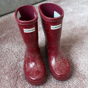 Kids Hunter boots size US 8